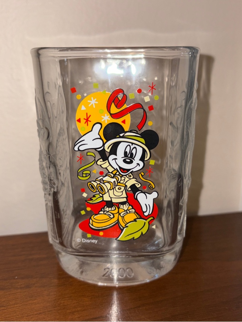 Limited Edition 2000 Mickey Mouse Glass Mug - Disney x McDonald’s Collectible